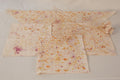 María ecoprint bandanas in natural cotton — hand-dyed with cempasúchil, cochineal and wild Mexican flower — unique botanical print — The Garden Edit by Florilegium Paris
